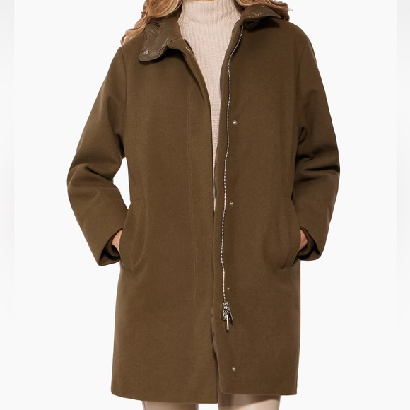 NWT Norwegian Wool Hooded Down Parka - Picture 5 of 5